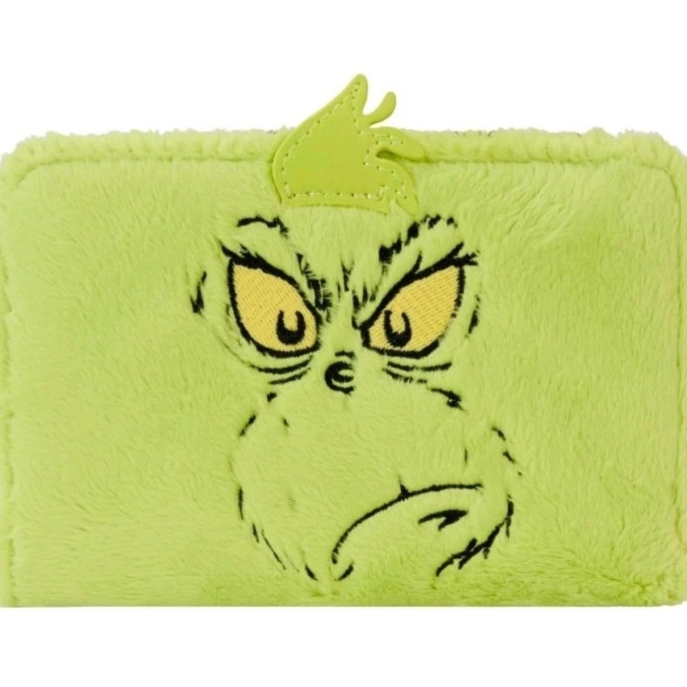 Green Grinch Plush Wallet